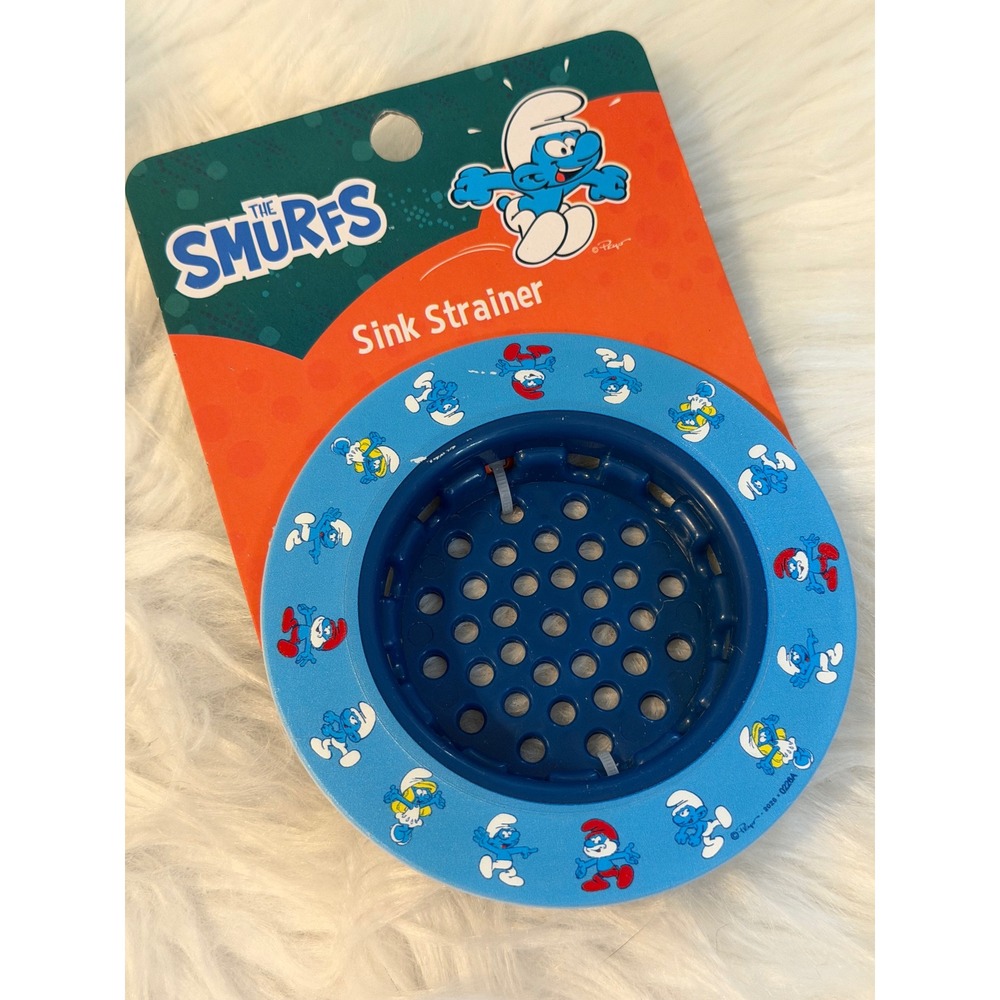 The Smurfs Sink Strainer Blue Kitchen Drain Protector Best Brands New
